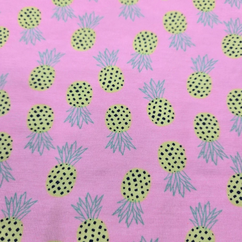 Simply‎ Styled Girls 10/12 Pink Pineapple Sleeveless Fit & Flare Dress Summer